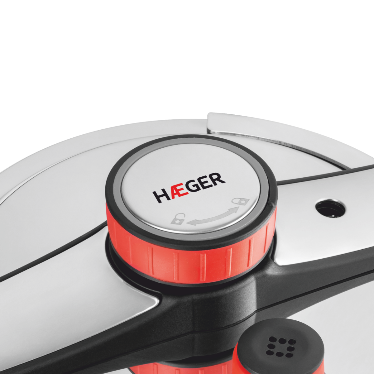 Pressure Cooker HAEGER Easy Cooker 2 in 1 – Diameter 22 cm, 6 Litres, Stainless Steel