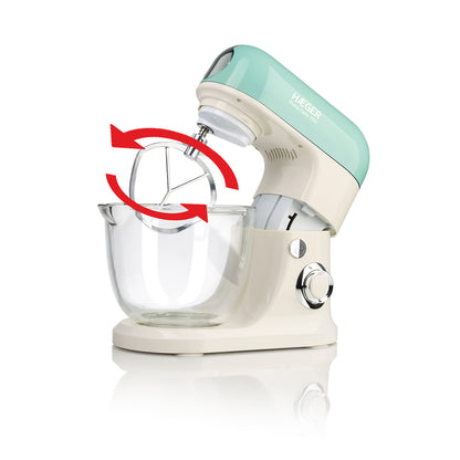 Mixer with Glass Bowl HAEGER Glass Cake 700 – 700W, Capacity 5L, 3 Whisk