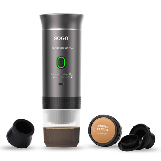 PORTABLE RECHARGEABLE COFFEE MAKER