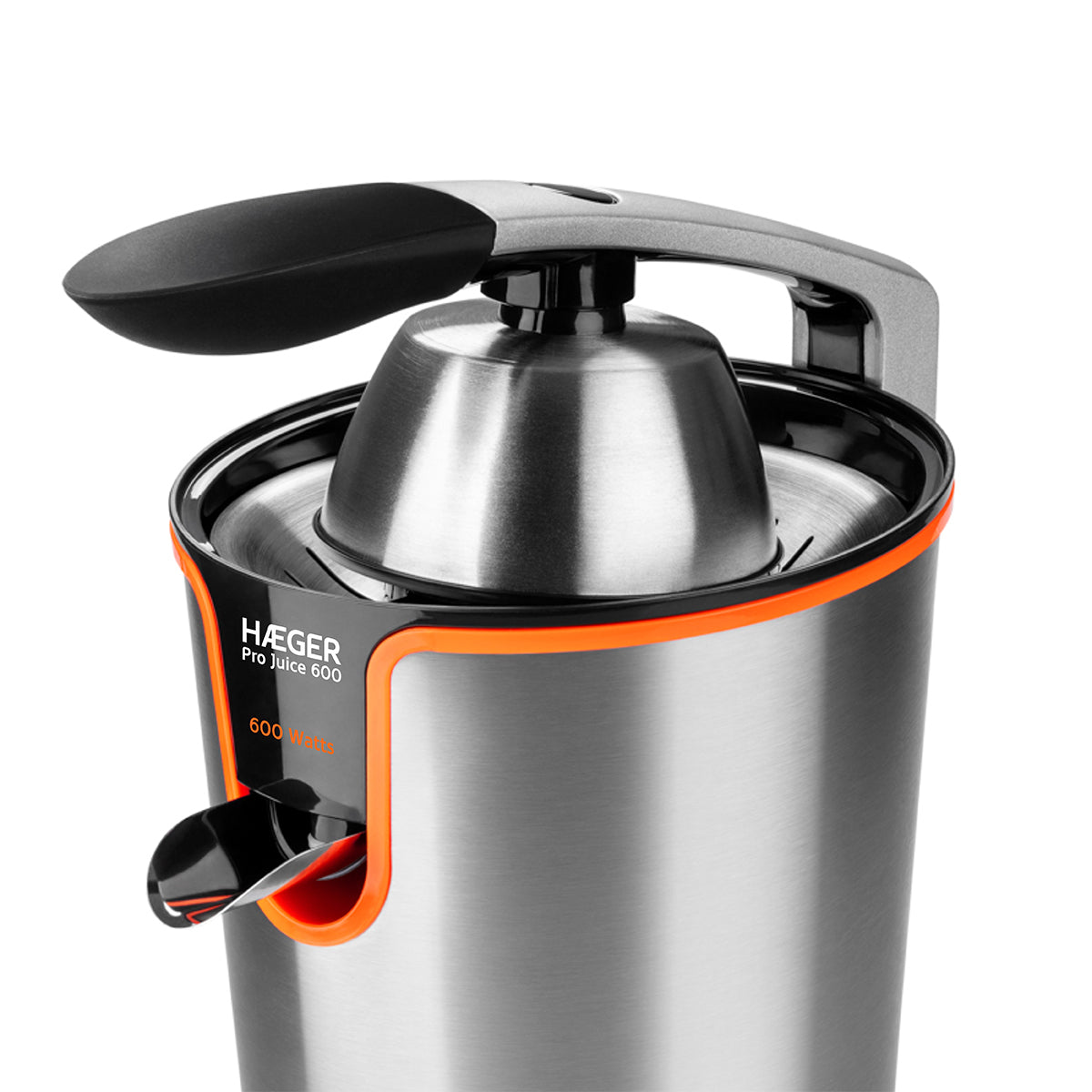 Citrus Juicer HAEGER Pro Juice 600 – 600W in stainless steel