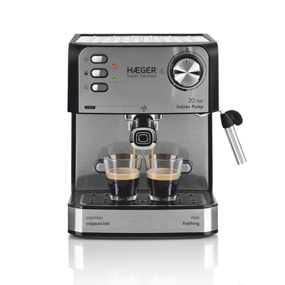 Expresso Coffee Machine HAEGER Super Expresso – 20 Bar, 850W