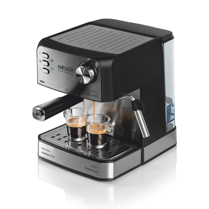 Expresso Coffee Machine HAEGER Super Expresso – 20 Bar, 850W