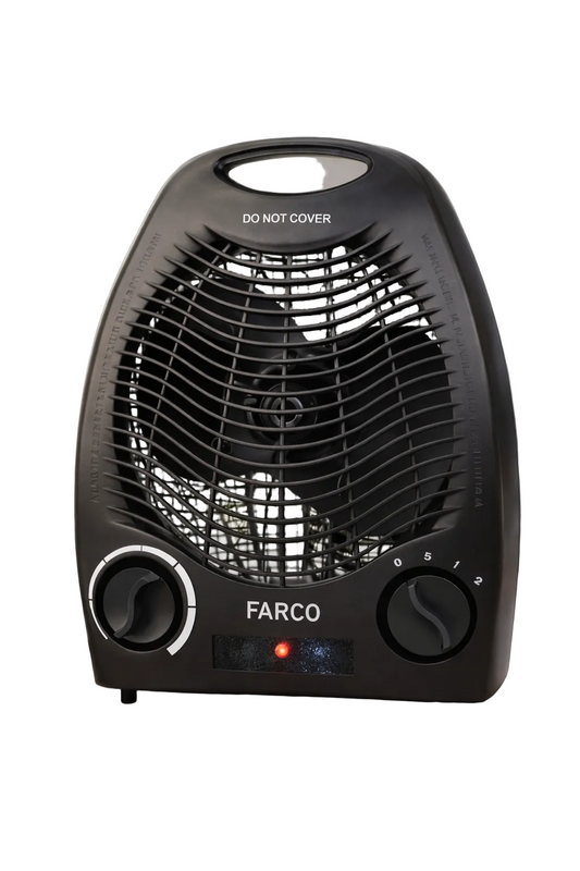 FAN HEATER 1000-2000W Black  color