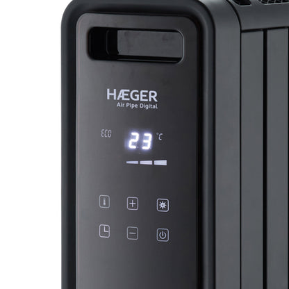 HAEGER Air Pipe Digital Thermal Emitter – 2000W, 4 Modes, Remote Control