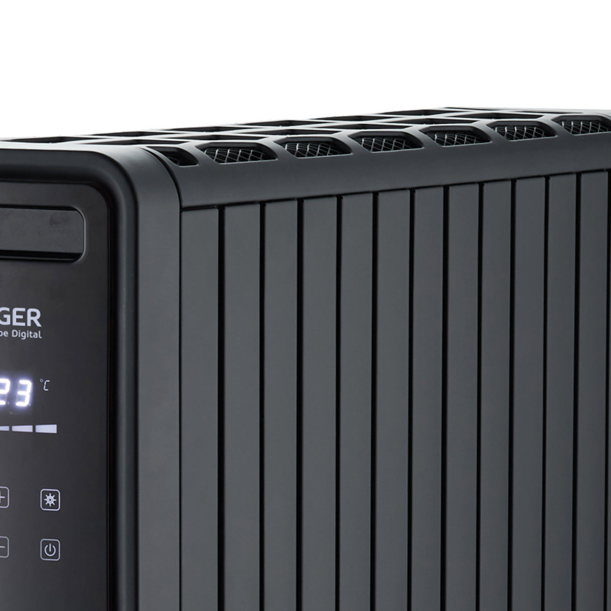 HAEGER Air Pipe Digital Thermal Emitter – 2000W, 4 Modes, Remote Control