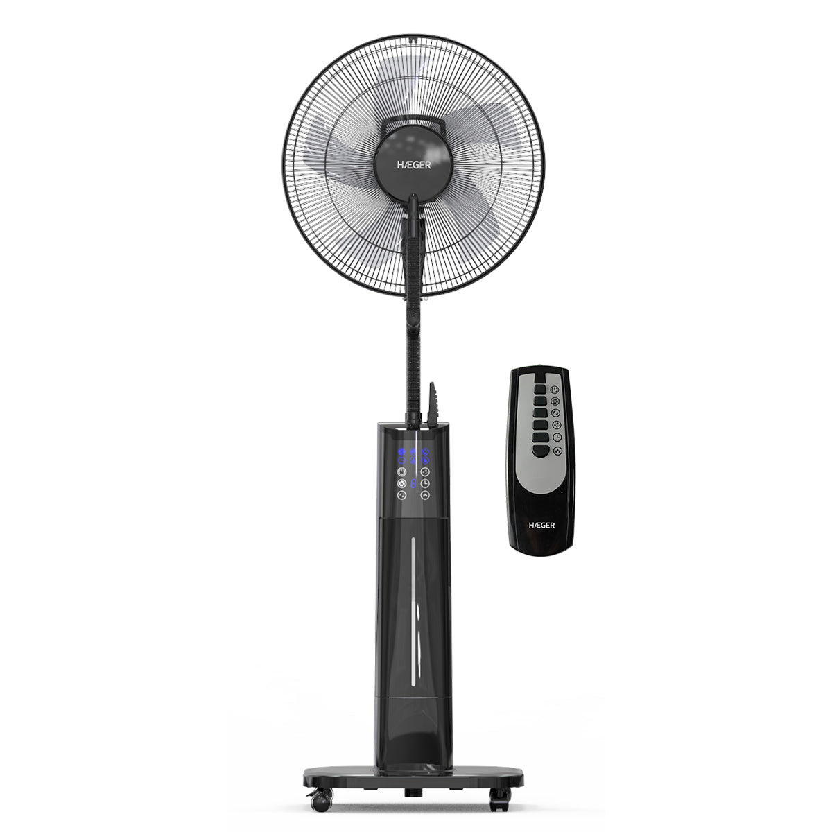 Digital Fan with Humidifier HAEGER Black Mist II
