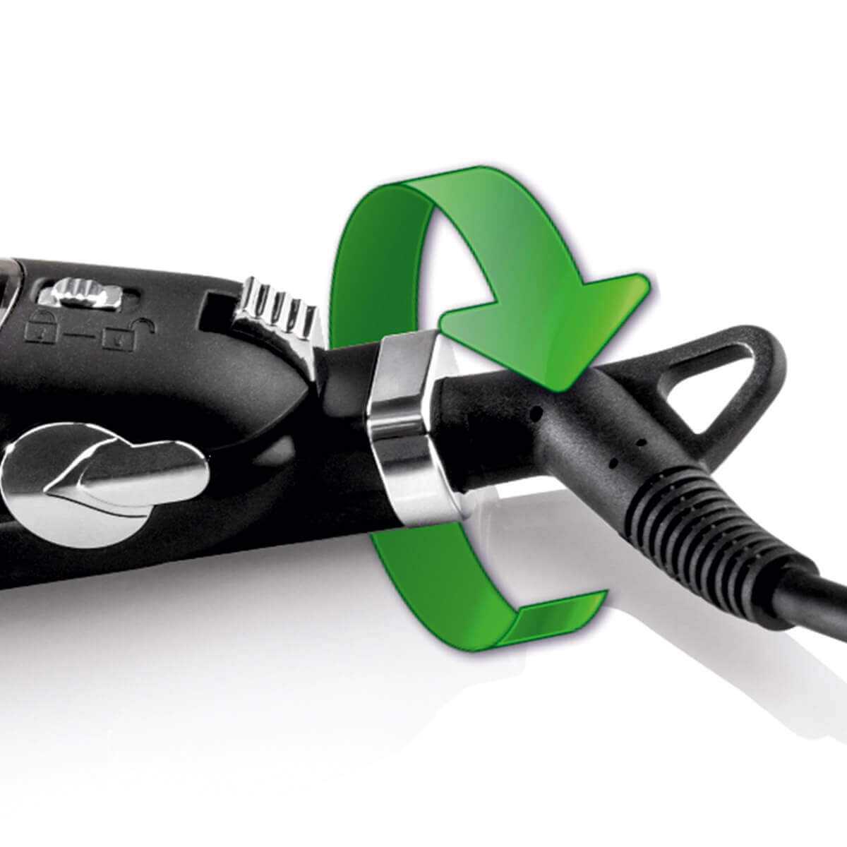 Hair Straightener HAEGER Steam Styler Pro – Steam System, Titanium, 140ºC to 230ºC