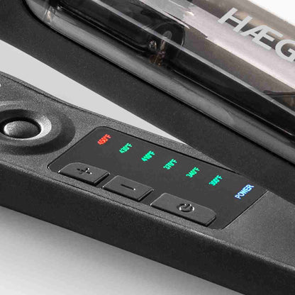 Hair Straightener HAEGER Steam Styler Pro – Steam System, Titanium, 140ºC to 230ºC