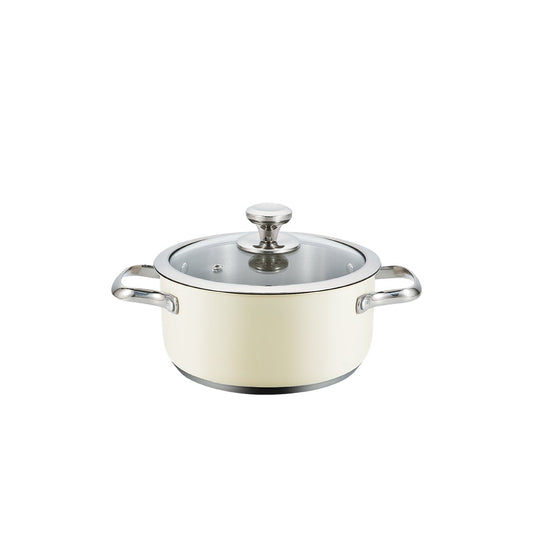 Stainless Steel Pot HAEGER Pastel Pot 18H – Diameter 18 cm, Stainless Steel