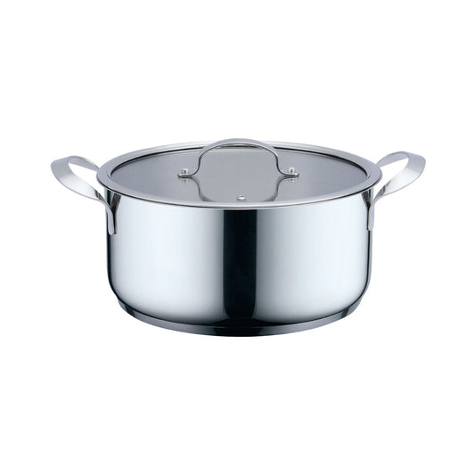 Stainless Steel Pot HAEGER Inox Pot 24H – Diameter 24 cm, Stainless Steel
