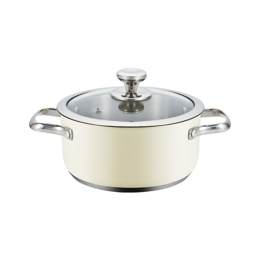 Stainless Steel Pot HAEGER Pastel Pot 24H – Diameter 24 cm, Stainless Steel