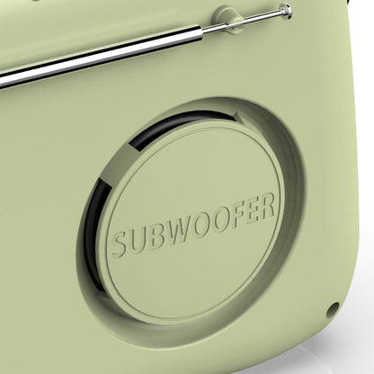 Radio FM Vintage HAEGER Retro Bluetooth – 40H Battery, AM/FM, USB, AUX, Bluetooh