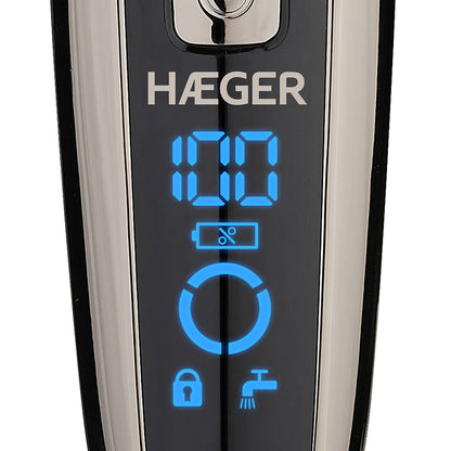 Shaver HAEGER G-Man Ultra – 90 min Battery Life, Dry and Wet
